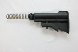 AR-15 and Clone Collapsible Stock w/Buffer Tube and Spring
