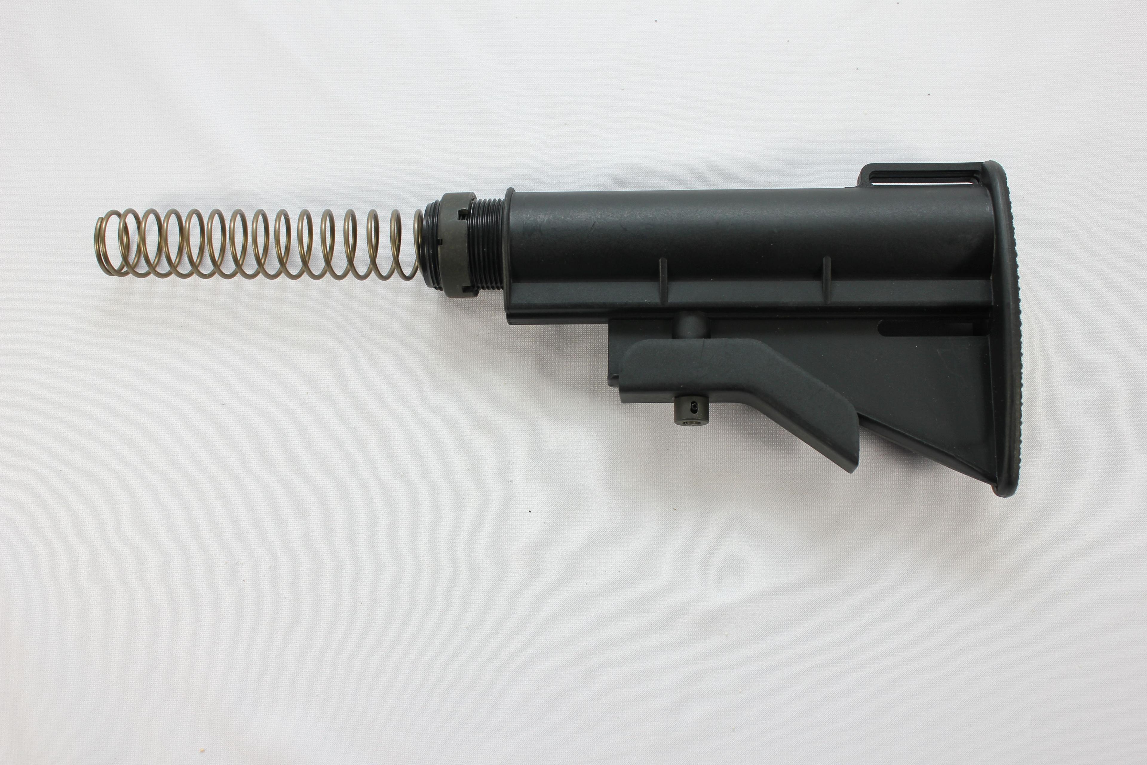 AR-15 and Clone Collapsible Stock w/Buffer Tube and Spring