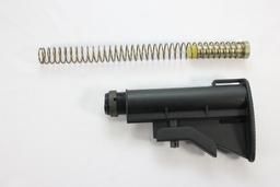 AR-15 and Clone Collapsible Stock w/Buffer Tube and Spring