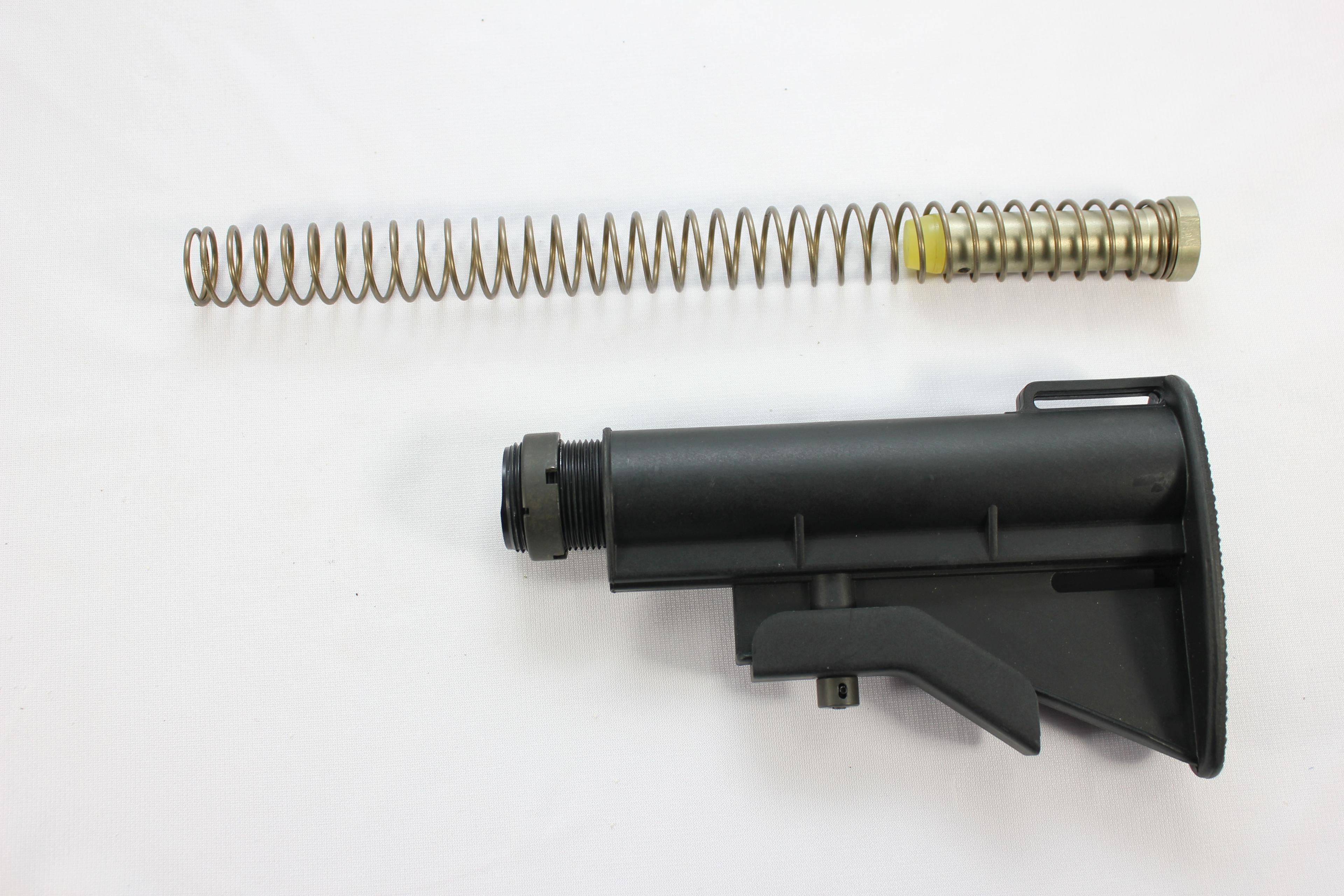 AR-15 and Clone Collapsible Stock w/Buffer Tube and Spring