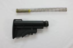 AR-15 and Clone Collapsible Stock w/Buffer Tube and Spring