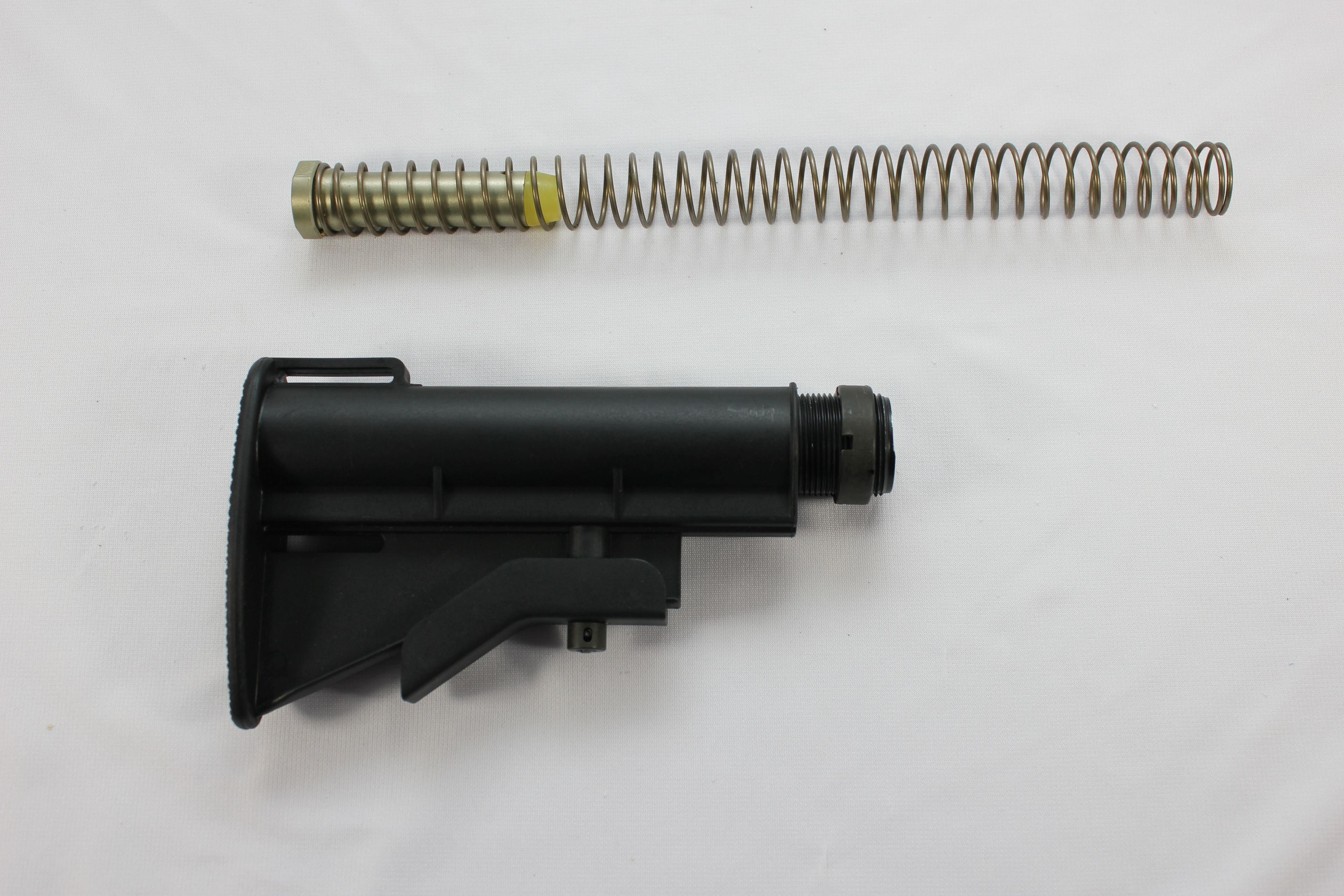 AR-15 and Clone Collapsible Stock w/Buffer Tube and Spring