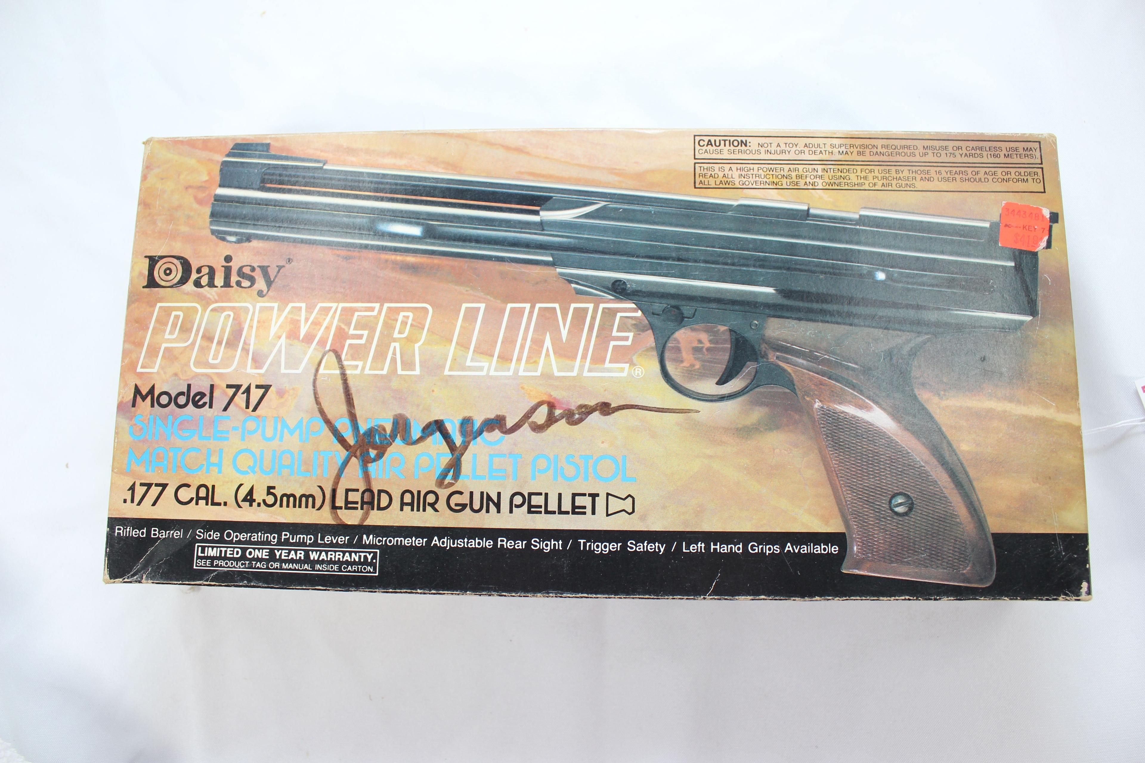 Daisy Powerline Model 717 .177 Cal. Single Pump Air Pistol; Like New