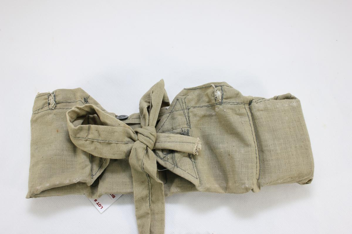 Bandelier with 8mm Mauser Rounds and 3 Stripper Clips; 55 Rds.