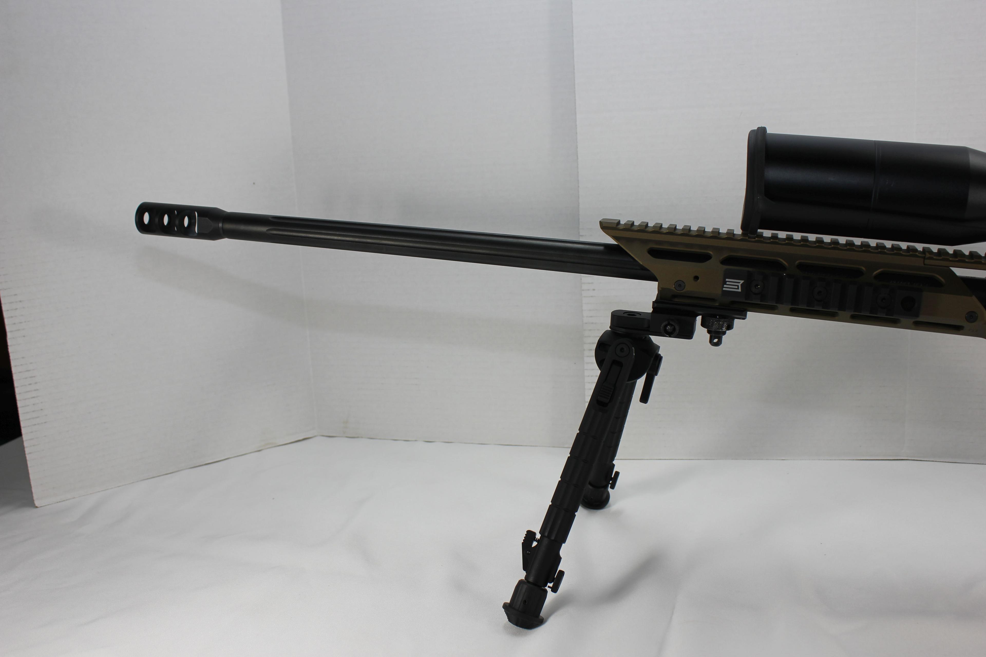 Savage 110BA .338 Lapua w/Adj. Trigger, Bipod, 1 Magazine, Muzzle Break, Picatinny Hand Guard Rails,