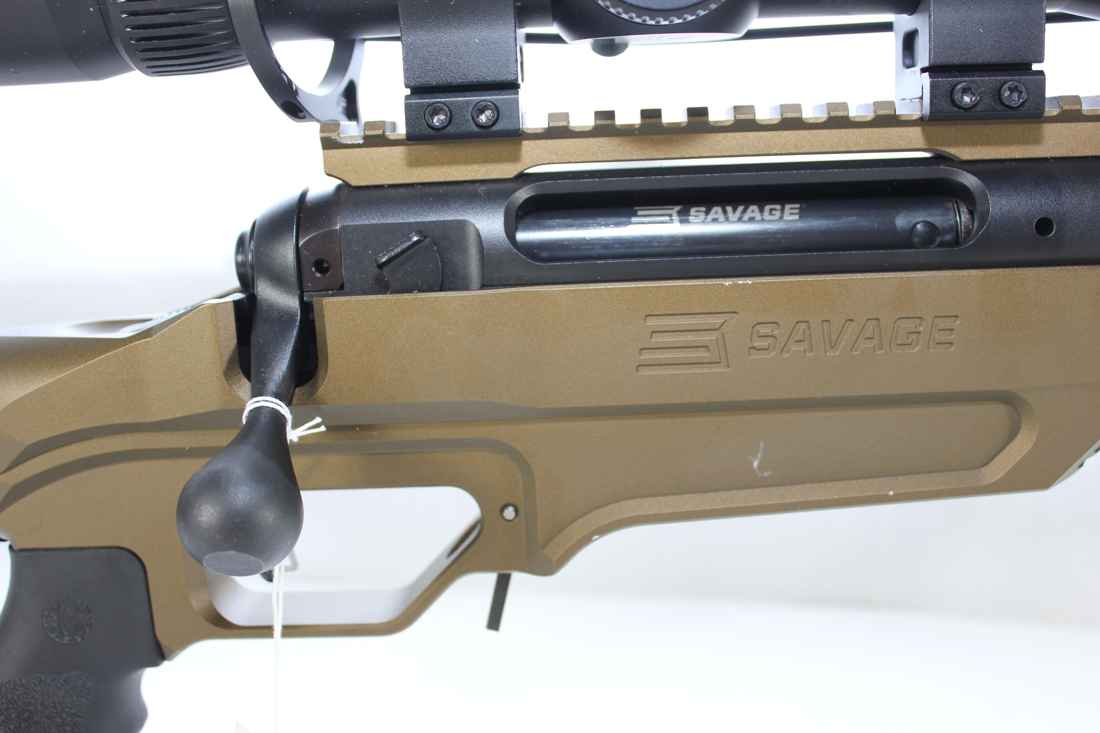 Savage 110BA .338 Lapua w/Adj. Trigger, Bipod, 1 Magazine, Muzzle Break, Picatinny Hand Guard Rails,