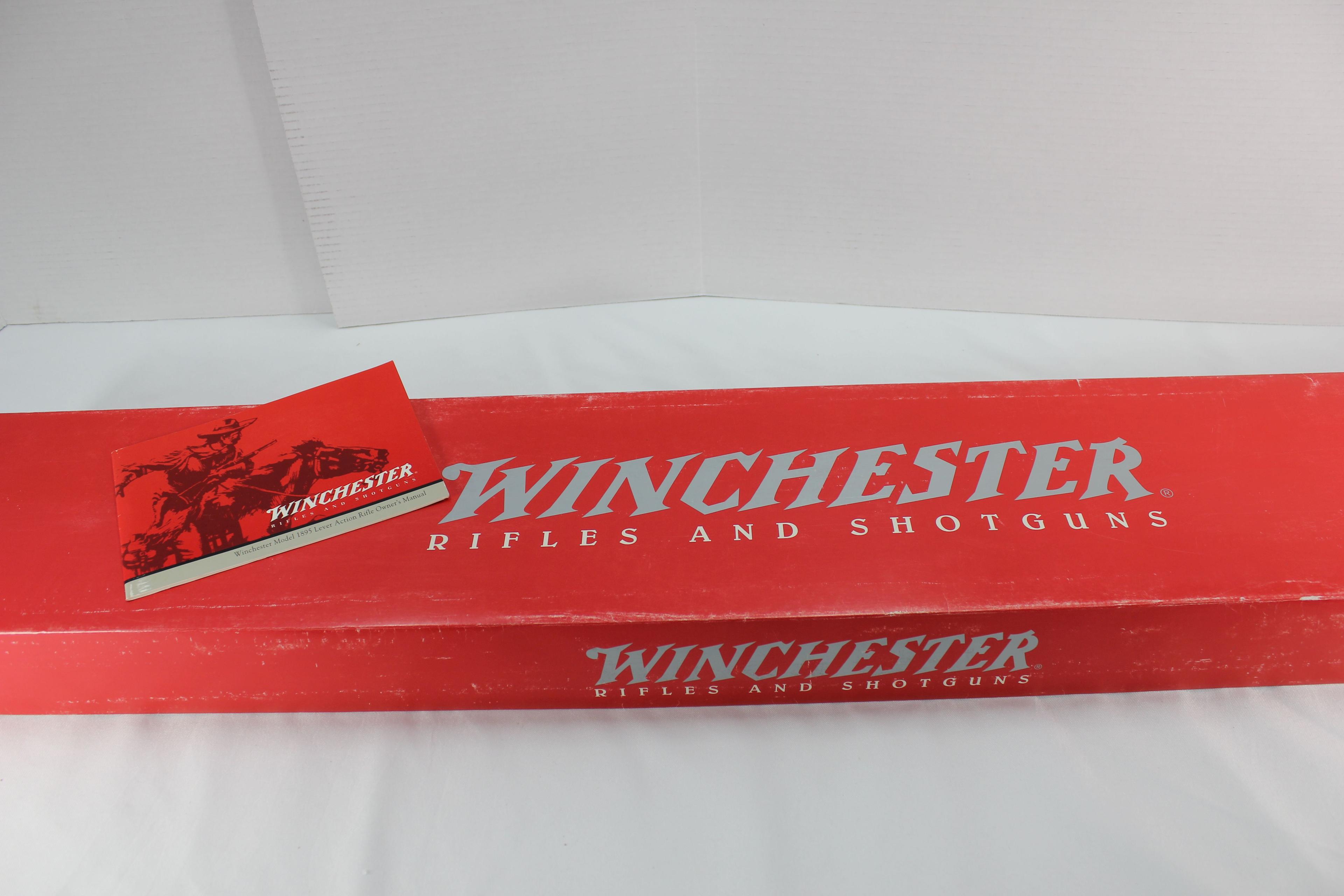 Winchester 1895 .270 Win. Cal. Lever Action Rifle w/Checkered Walnut Stock, Buckhorn Sights, and Ori