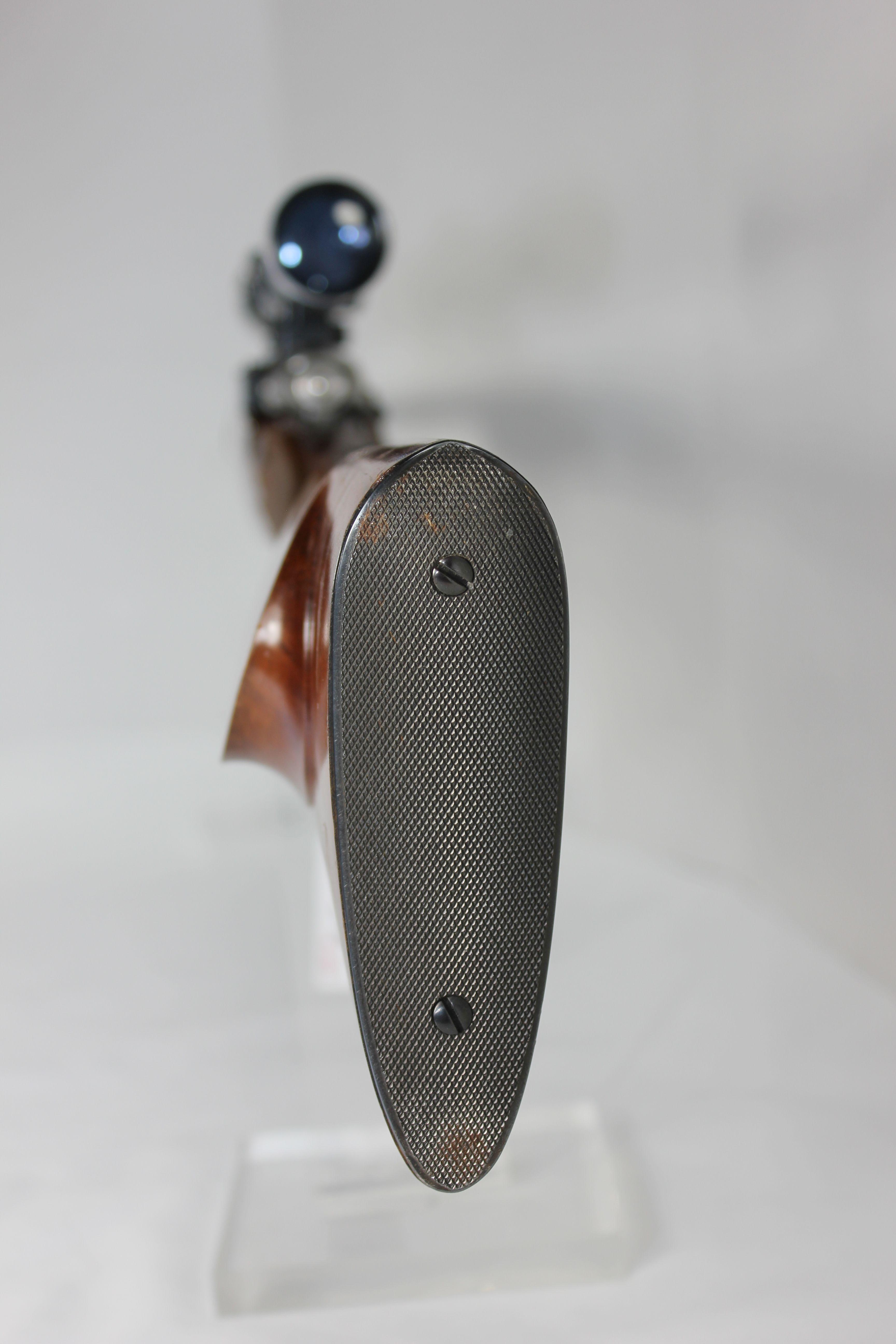 Factory FN Mauser Action; Made in Belgium; .338 Cal. Custom Rifle w/Adj. Trigger, 24" BBL, Lyman Per