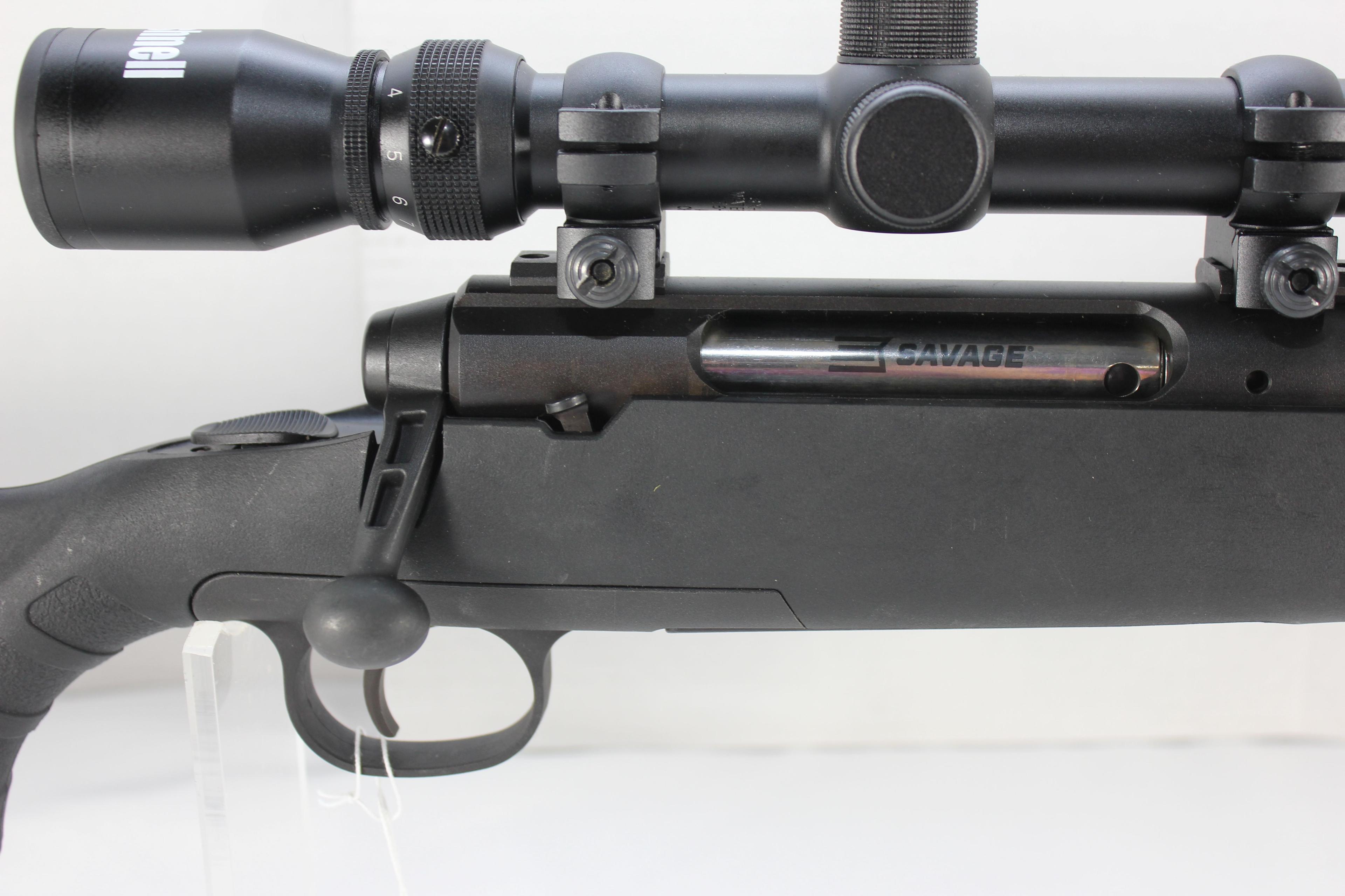 Savage Axis .30-06 Bolt Action Rifle w/Syn. Stock, Detachable Magazine, and Bushnell 3x9x40 Scope; S