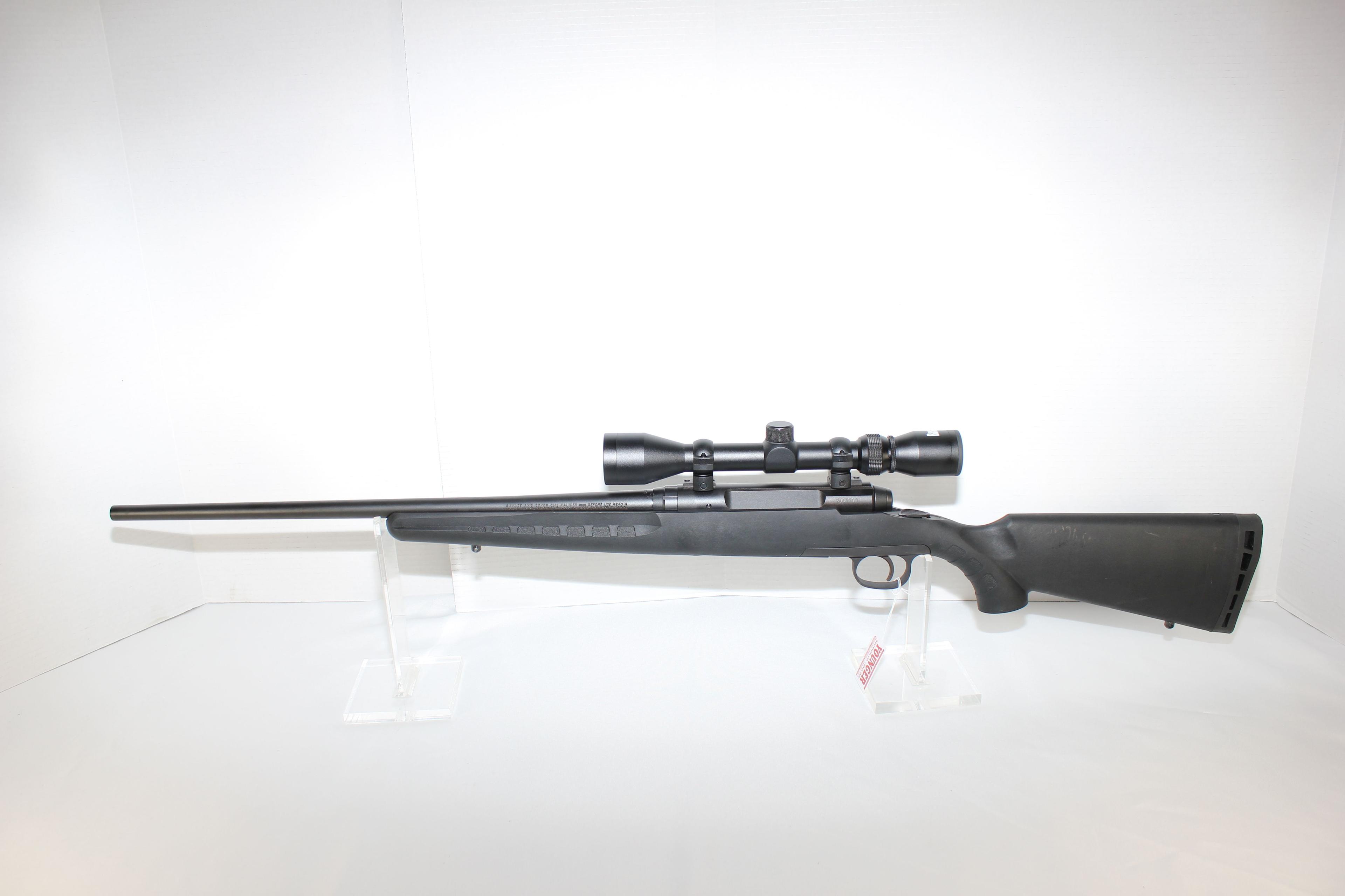 Savage Axis .30-06 Bolt Action Rifle w/Syn. Stock, Detachable Magazine, and Bushnell 3x9x40 Scope; S