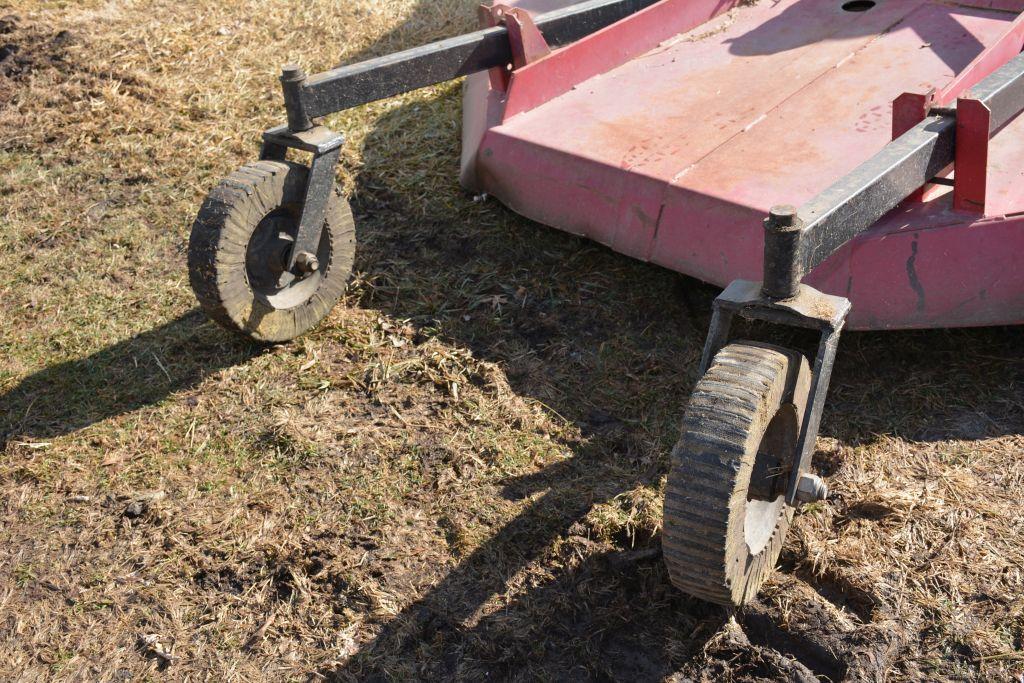 UFT Warrior 7' 3pt Brush Mower, With Dual Adjustable Gauge Wheels, 540pto, Good Paint