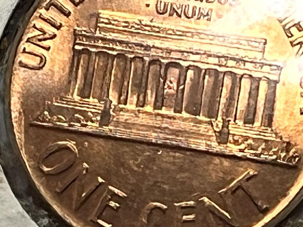 1965 Lincoln Memorial Cent - Dot over O Mint Error - MS