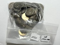 68 - 1970's & 1980's Jefferson Nickels-Average Circulated Condition