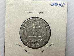 1937D Washington Quarter Dollar - VG+/F