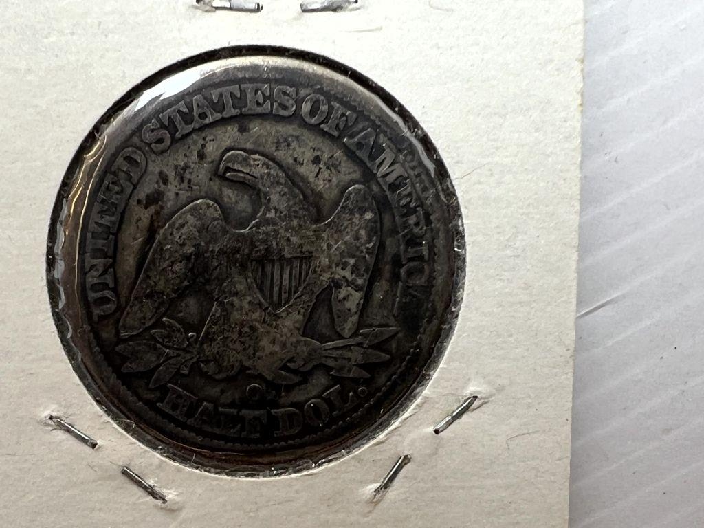 1854O Seated Liberty Half Dollar , With Arrows - G