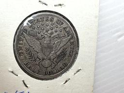 1898S Barber Half Dollar  - VF/XF