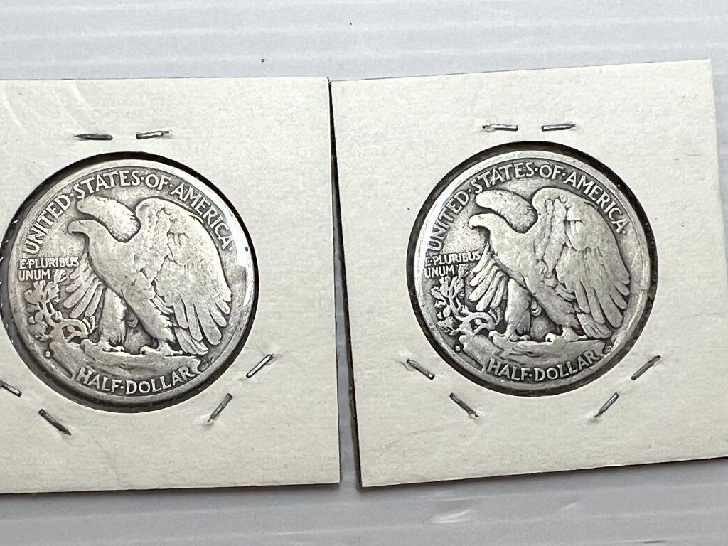 2-1933S Walking Liberty Half Dollar - AG/G