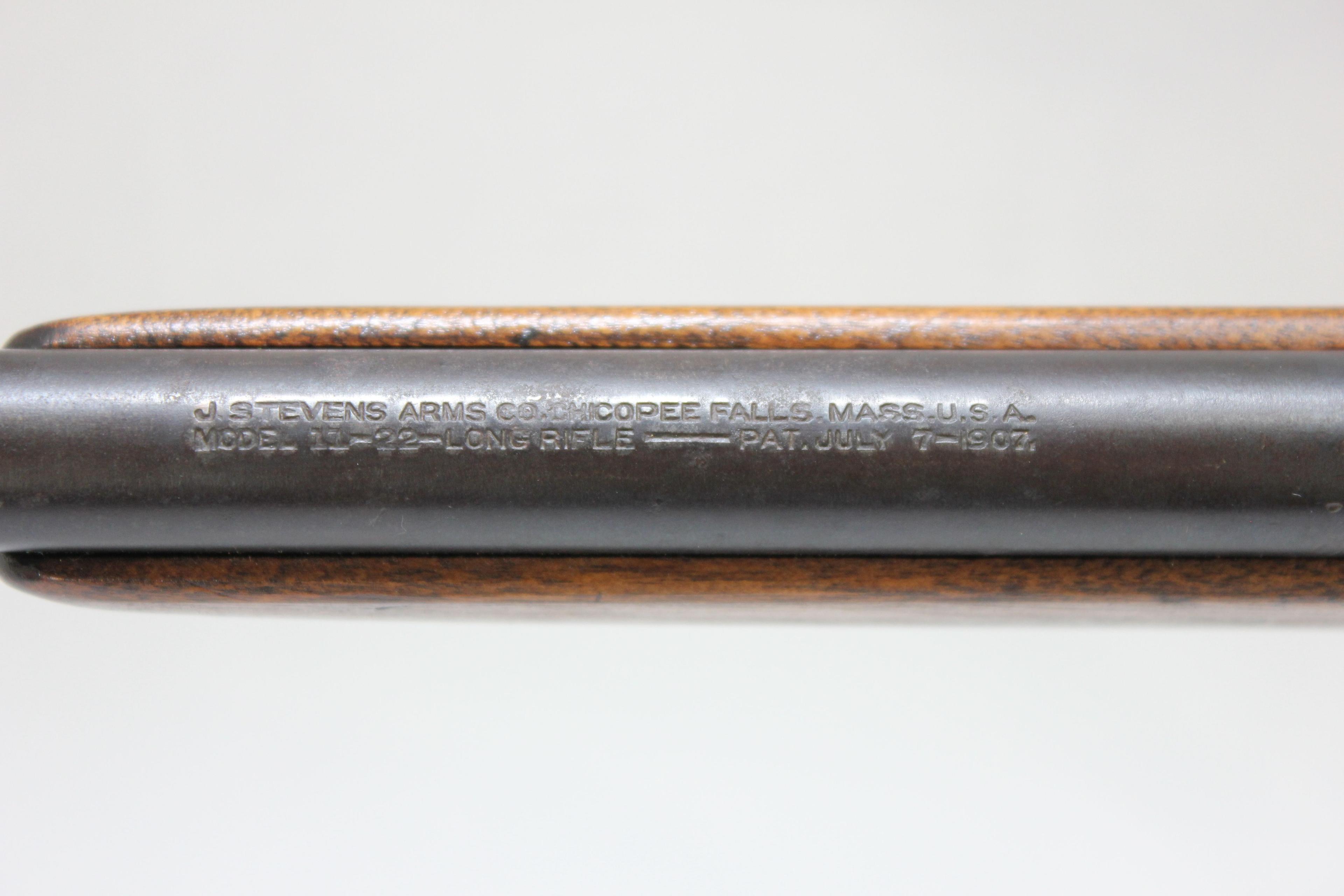 Stevens Junior Model 11 .22 LR Single Shot Breech Loading Rifle; SN N/A