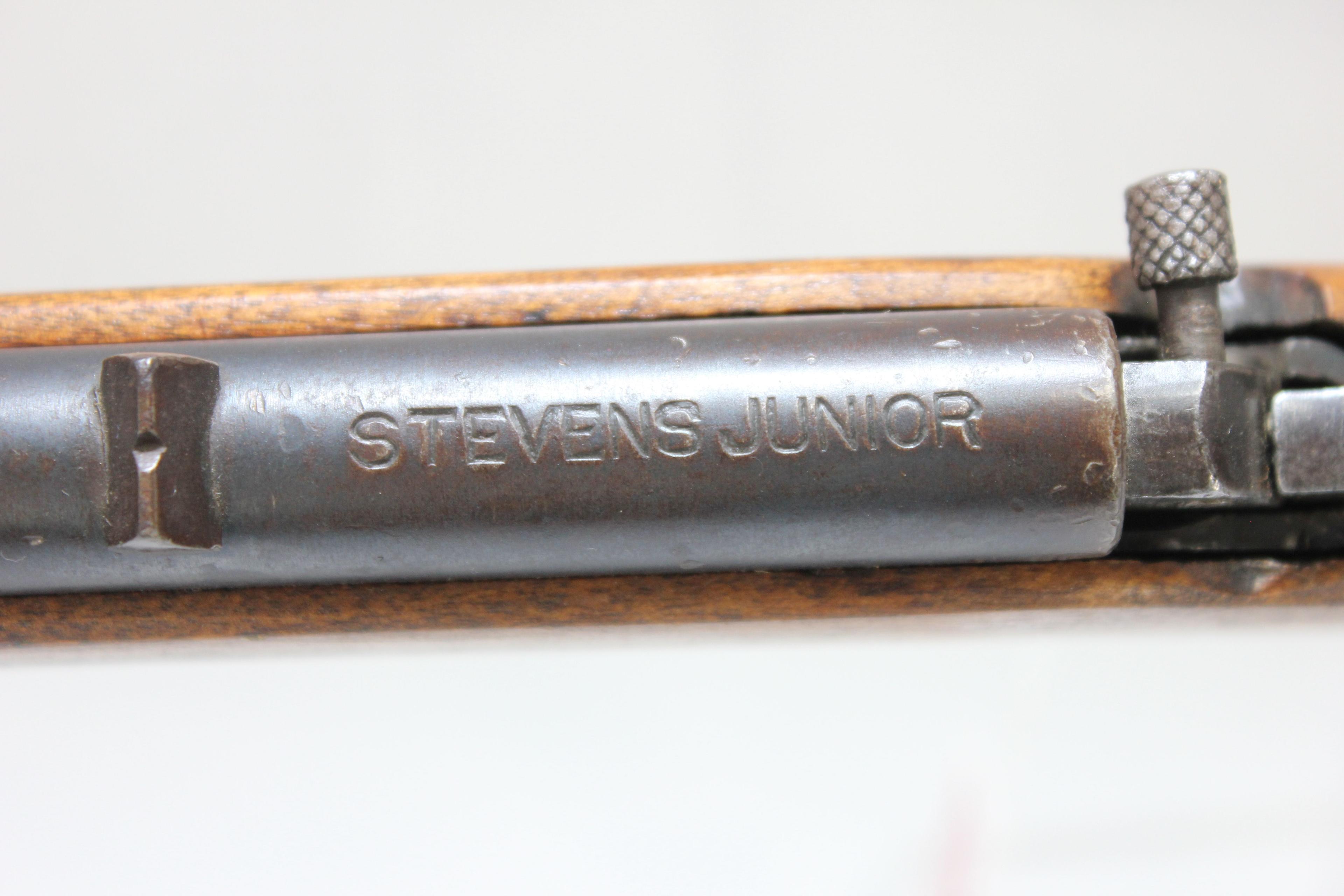 Stevens Junior Model 11 .22 LR Single Shot Breech Loading Rifle; SN N/A