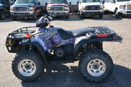 2004 Polaris Sportsman 4x4, 142.7 Hours, 1624 Miles, Indecent Rear Suspension, Rear Winch, Front and