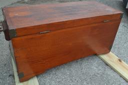 Small Handmade Pine Chest 32"x13-1/2"x15-1/2"