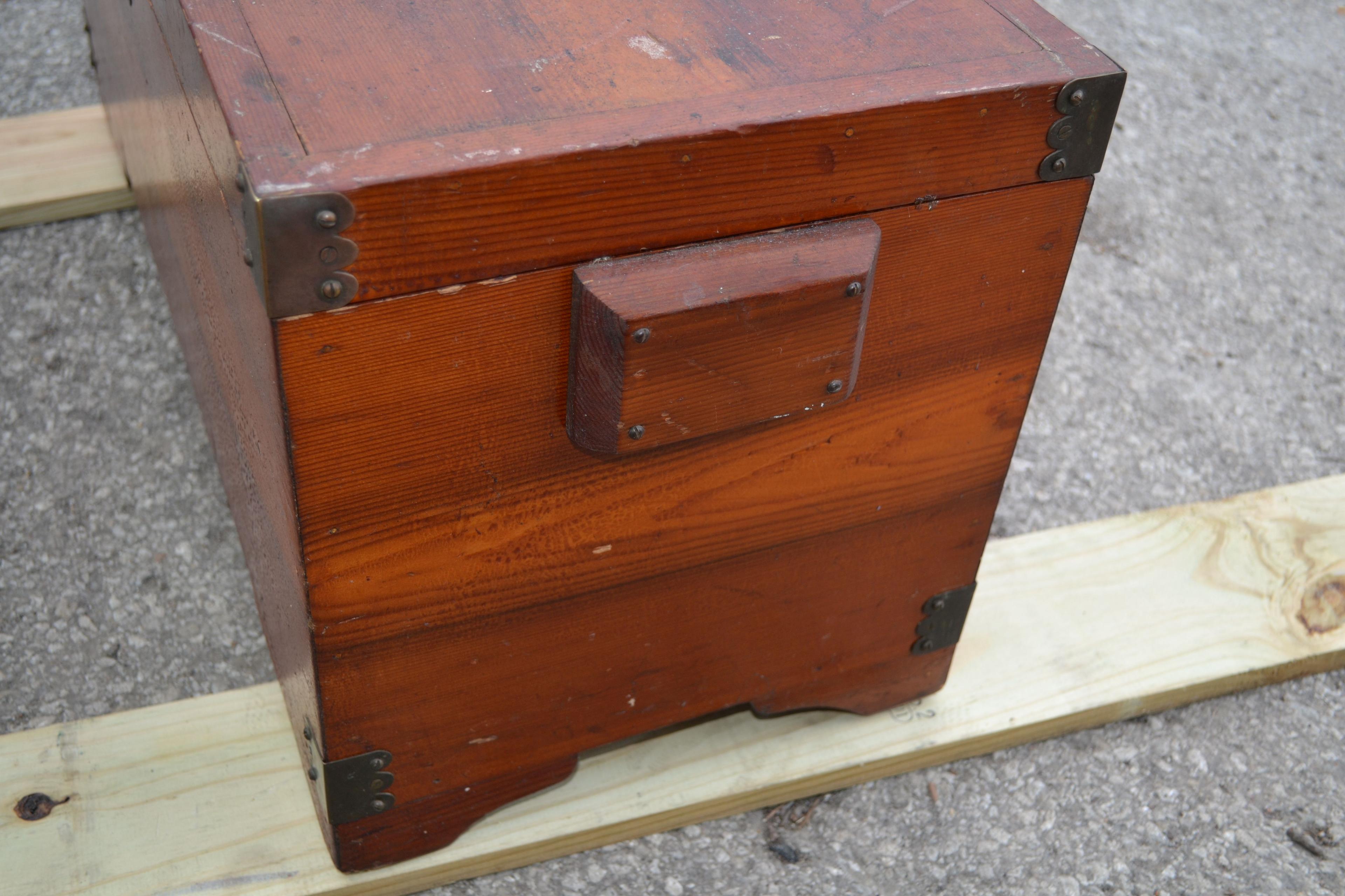 Small Handmade Pine Chest 32"x13-1/2"x15-1/2"