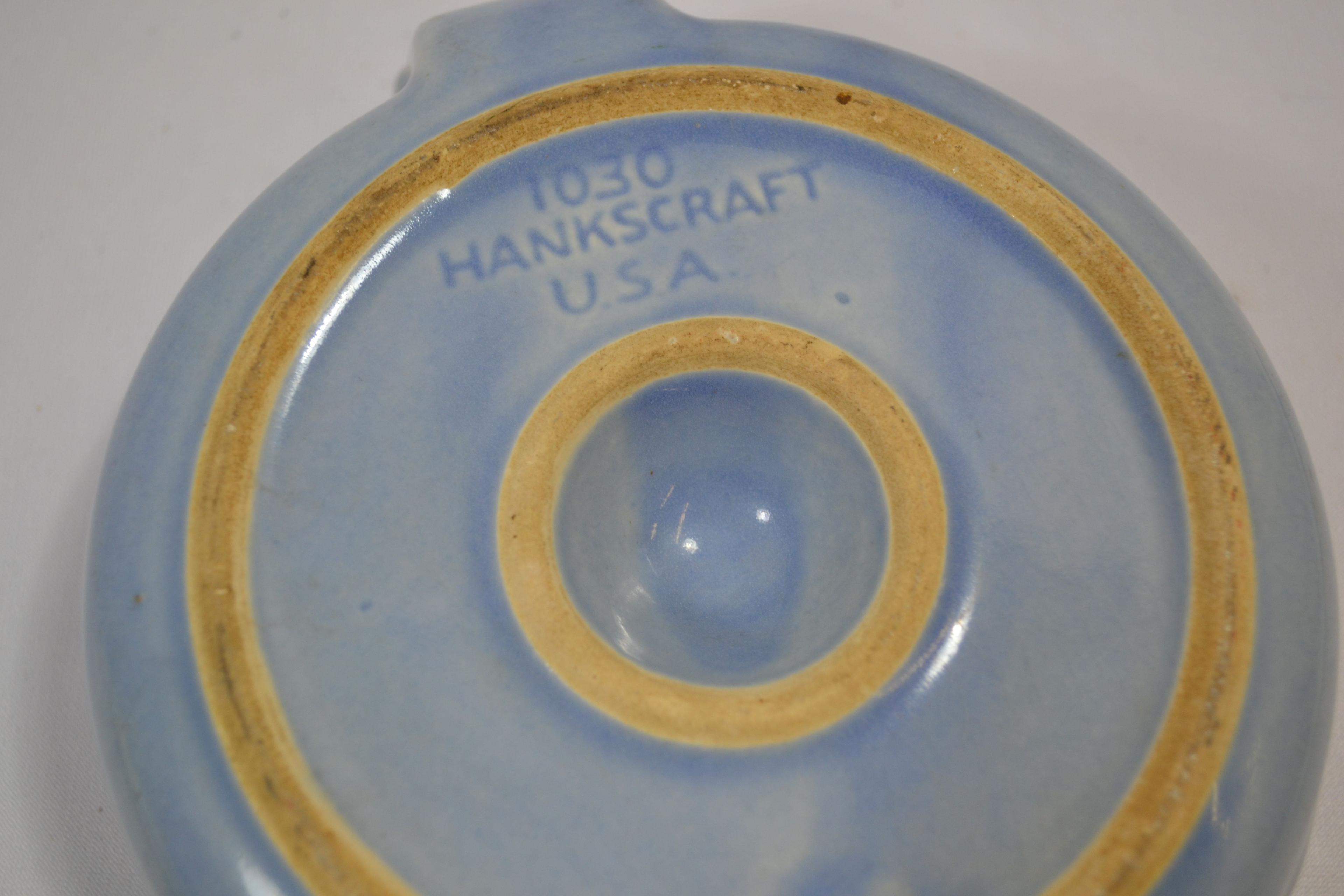 Vintage Hankscraft USA 1030 Child's Divided Dish; Has Crack