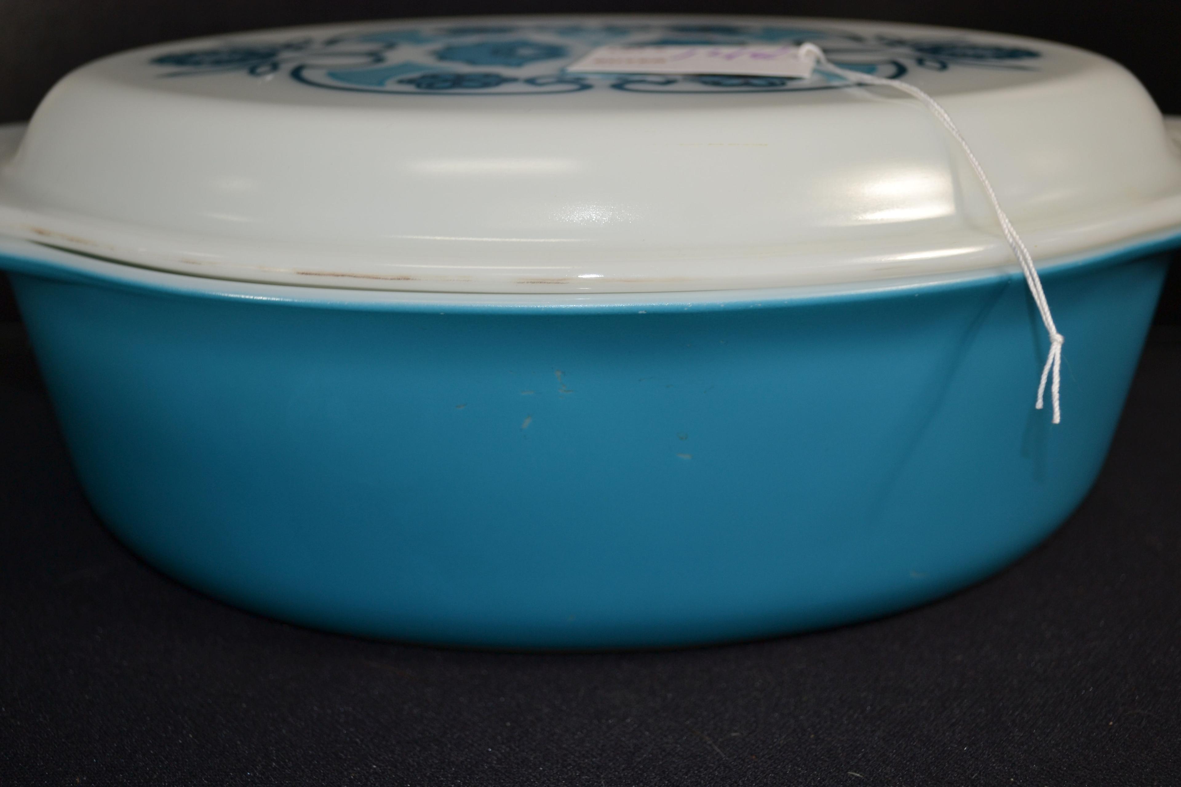 Pyrex New Horizon No. 045 Casserole w/Lid; Mfg. 1969-1972