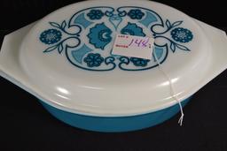 Pyrex New Horizon No. 045 Casserole w/Lid; Mfg. 1969-1972