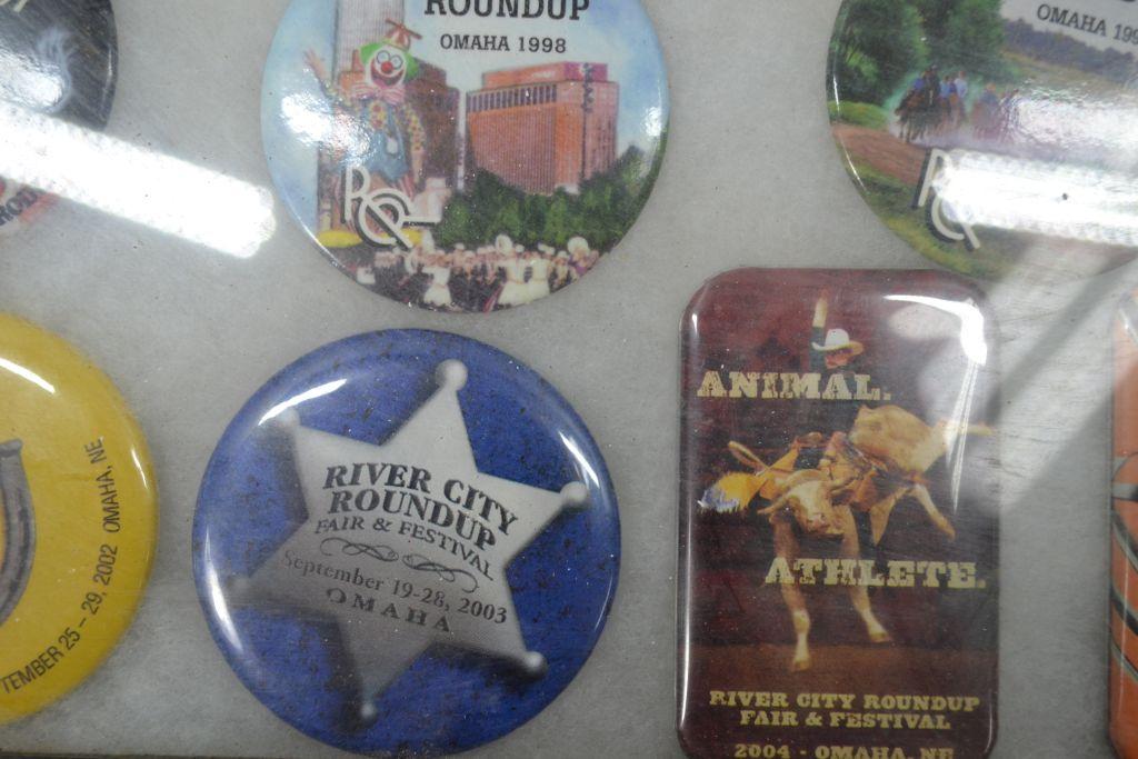 Collection of Collectors Rodeo Pins, Years From 1985 to 2006