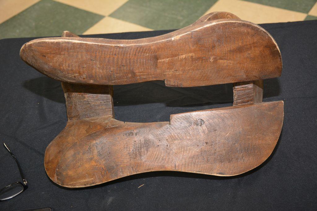 Wooden Carved Saddle