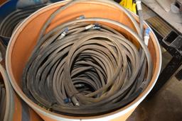 1 Large Drum Containing Approx. 70 Pieces 3/8" Hydraulic Hose; 144" Length