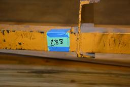 2-Tier Cantilever Material Storage Rack; 19-1/2'x5-1/2'x5'; RACK ONLY