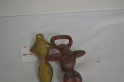 Pair of Brass and Metal Bottle Openers