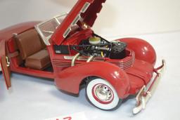 Ertl 1/18 Scale 1937 Cord 812; Loose Bumper
