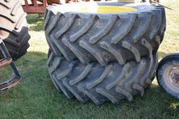 Set of 4 650/65R38 Tires On Rims For 4830 Sprayer