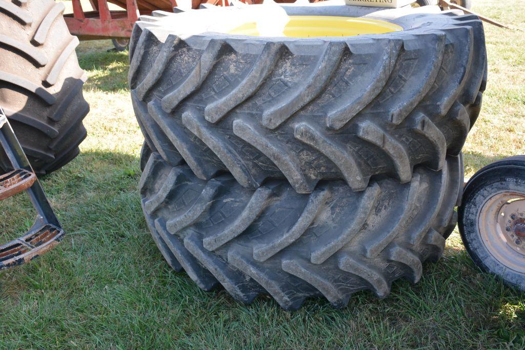 Set of 4 650/65R38 Tires On Rims For 4830 Sprayer