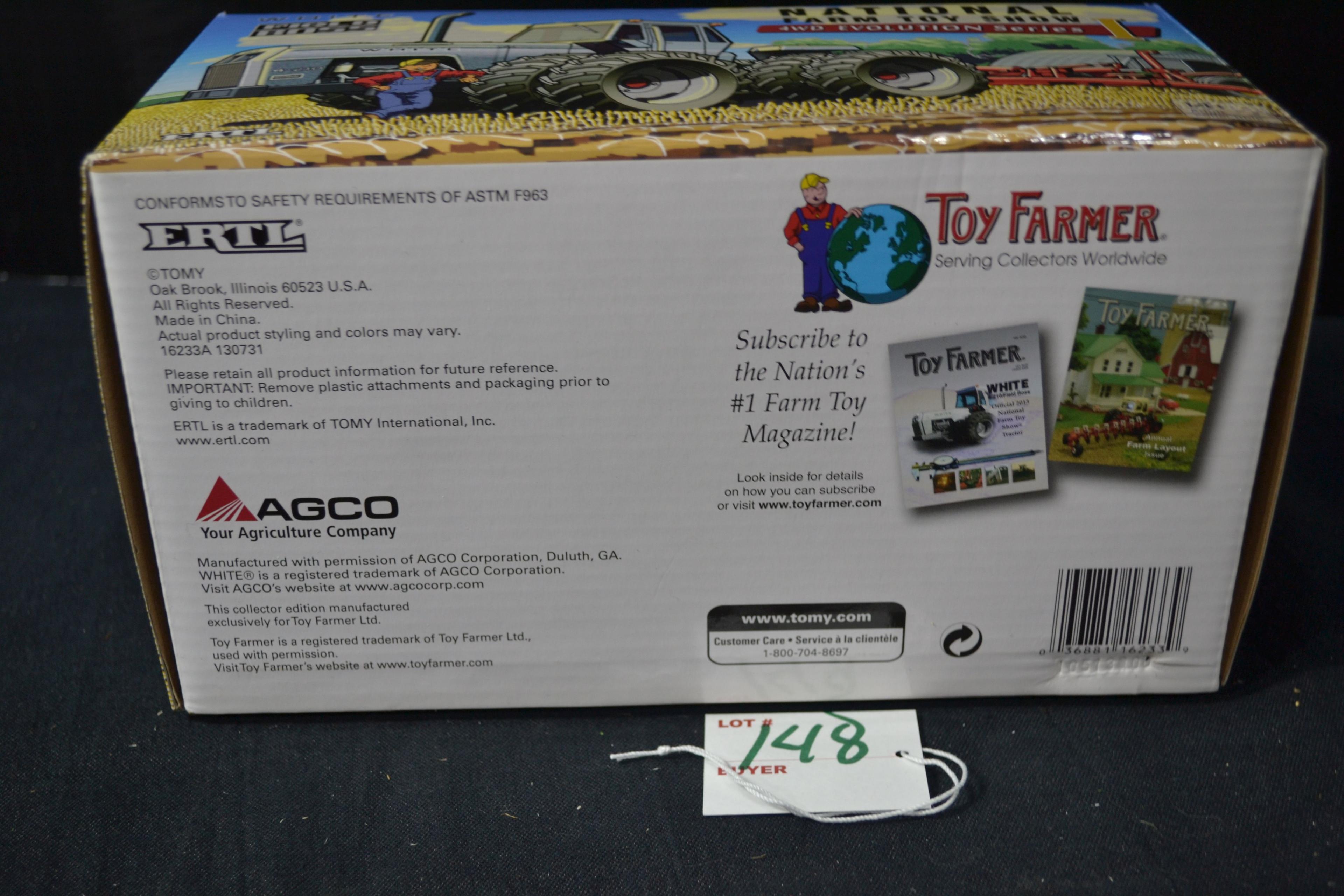 Ertl 2013 National Farm Toy Show Agco White 4-21 Field Boss 4WD Evolution Series I; 1/32 Scale; NIB