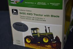 Ertl Collectors Edition John Deere 8430 4WD Tractor w/Blade; 1/32 Scale; NIB