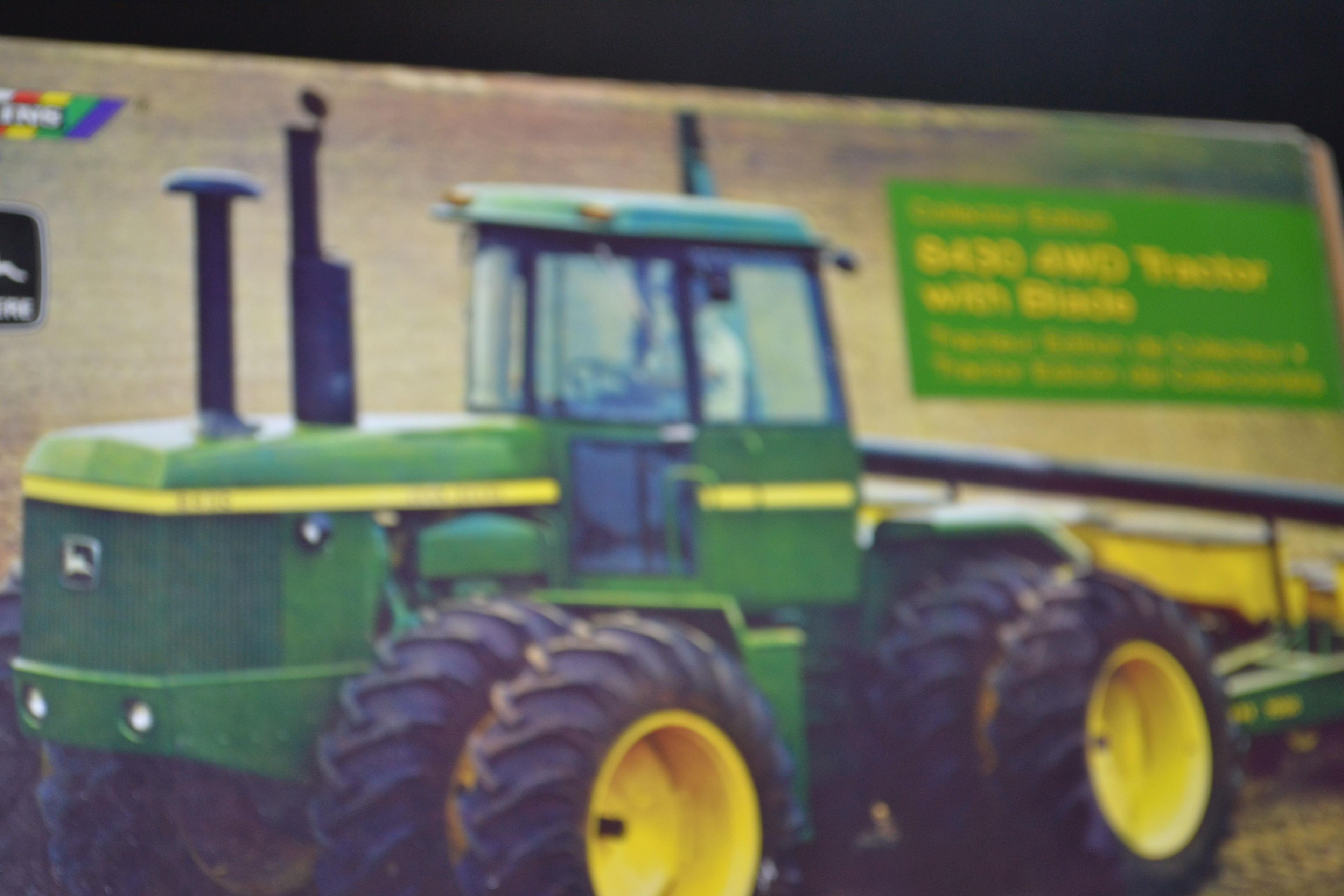Ertl Collectors Edition John Deere 8430 4WD Tractor w/Blade; 1/32 Scale; NIB