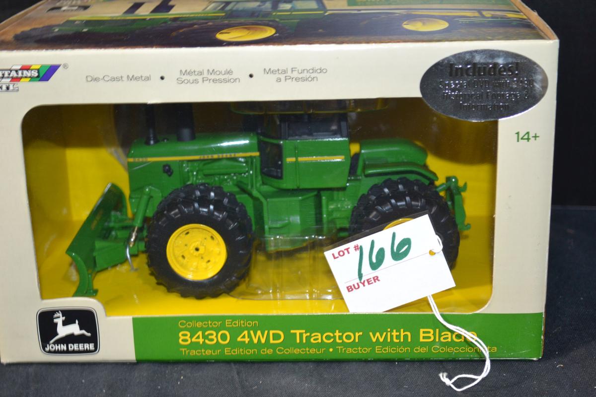 Ertl Collectors Edition John Deere 8430 4WD Tractor w/Blade; 1/32 Scale; NIB