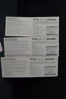 Group of 3 Hot Wheels Racing "10 Years of Racing" Diamond Collectors Series 1995, 1997, 1999; NIB