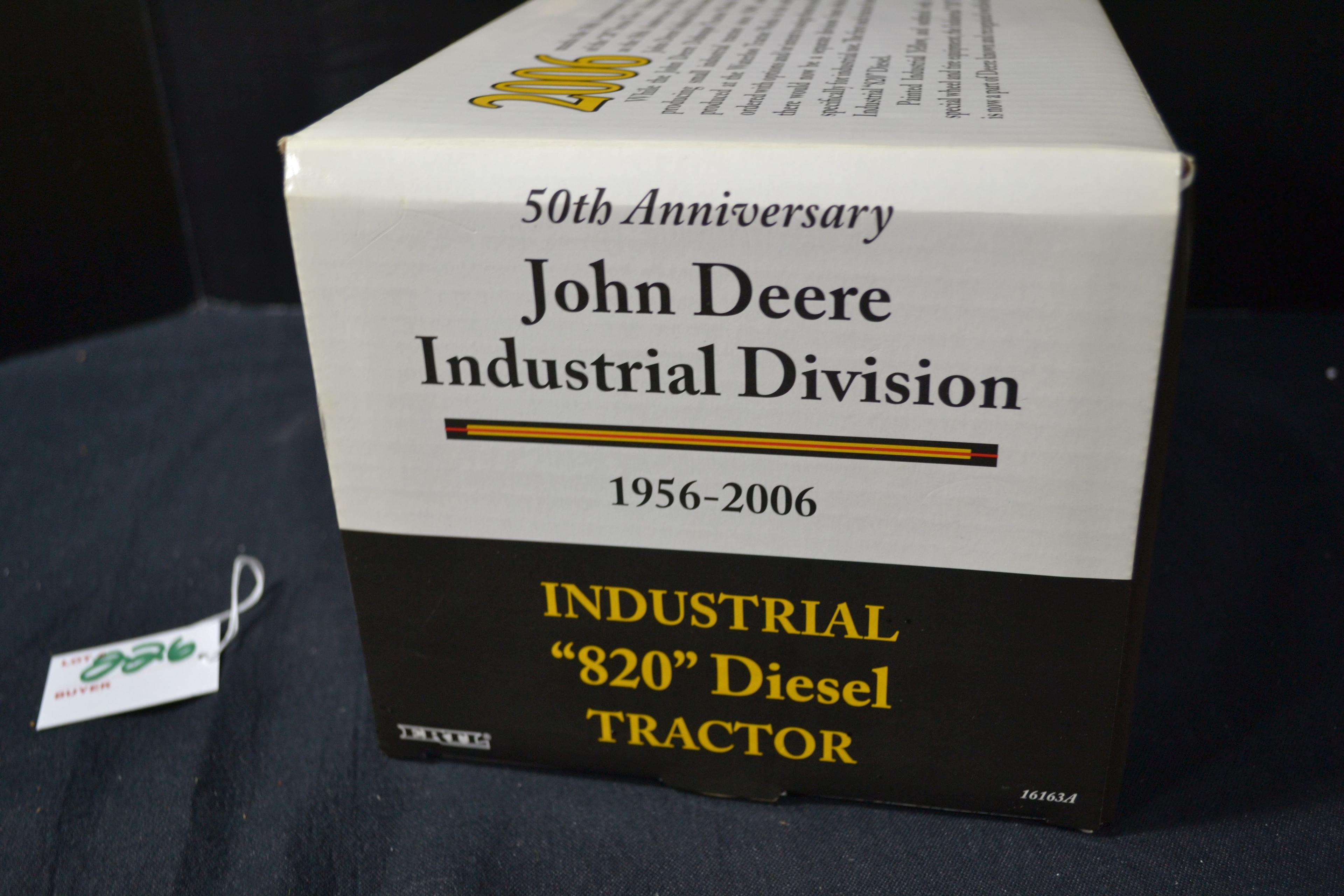 Ertl Two-Cylinder Club John Deere Industrial 820 Diesel Tractor; 1/16 Scale; NIB