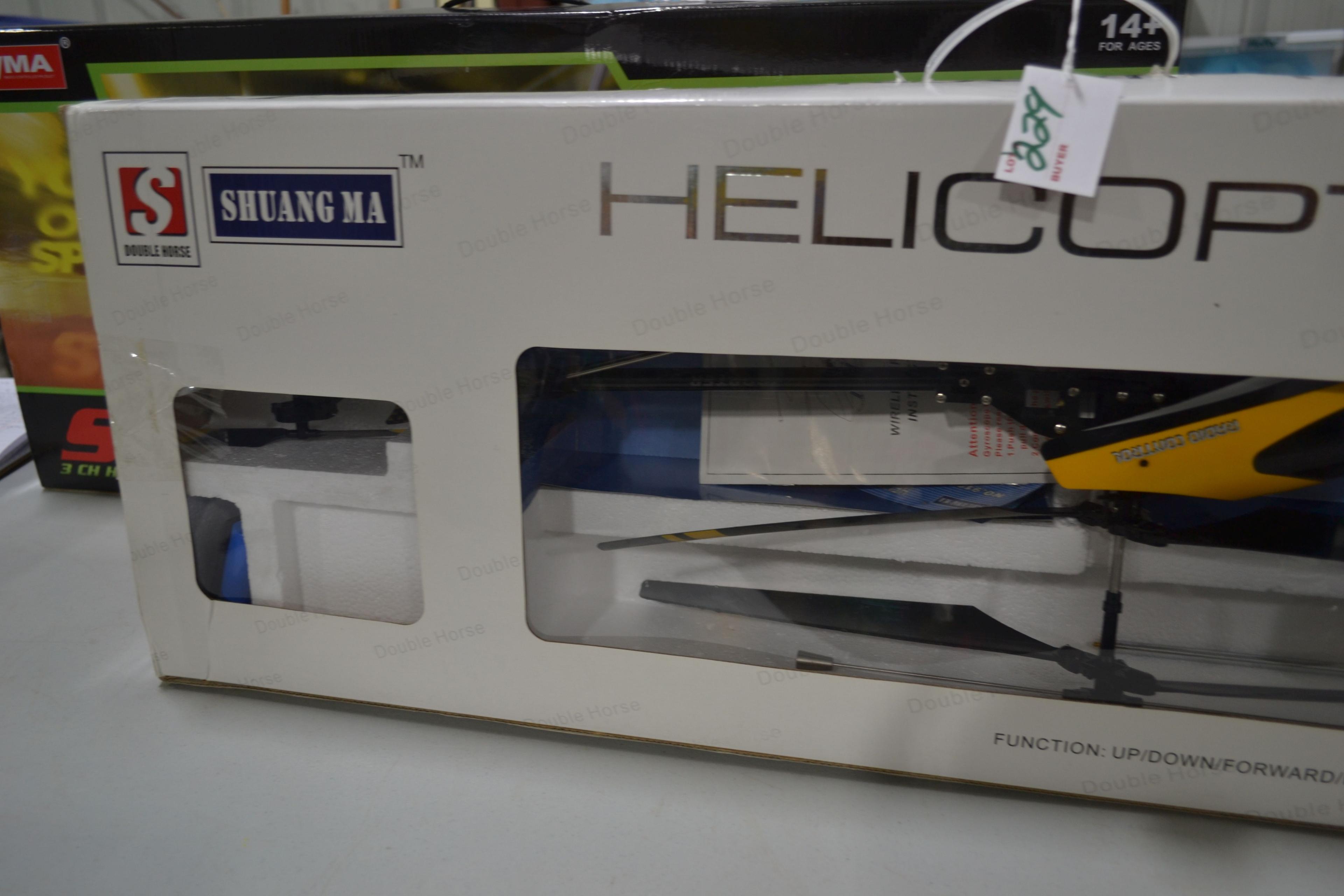 Shuong Ma Double Horse RC Helicopter Mode 9101 w/Gyro; Used