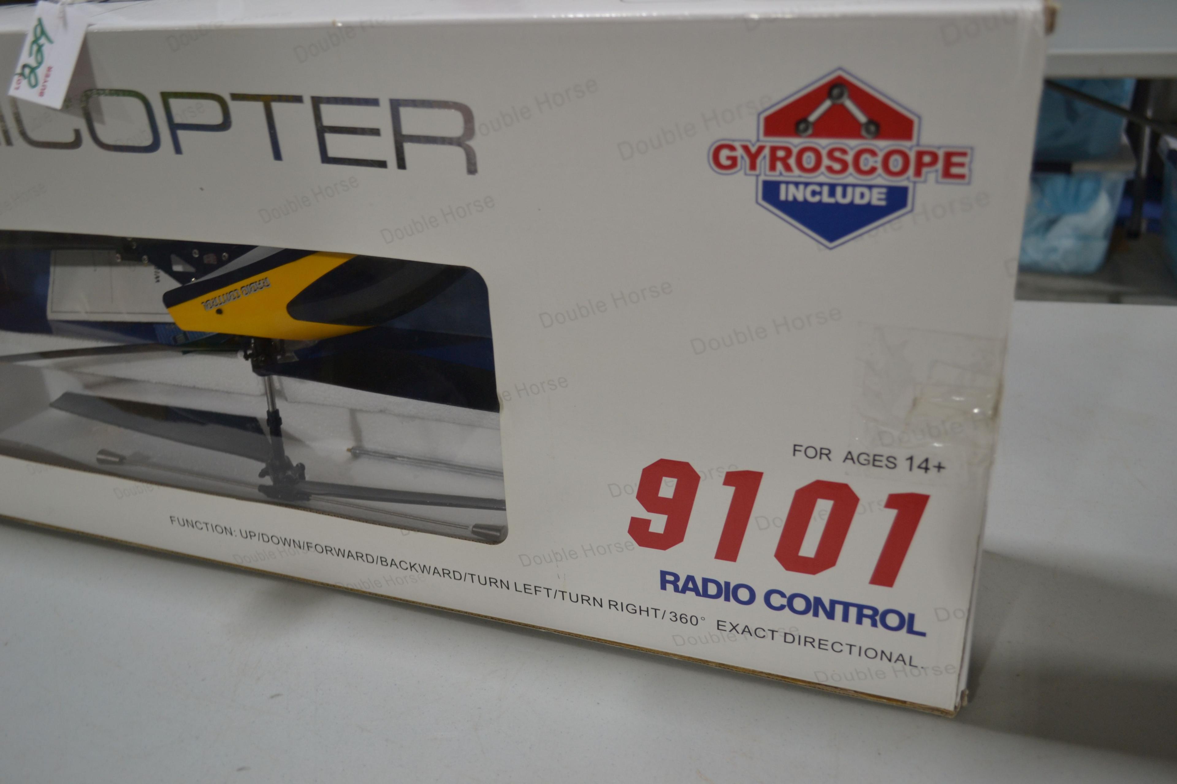 Shuong Ma Double Horse RC Helicopter Mode 9101 w/Gyro; Used