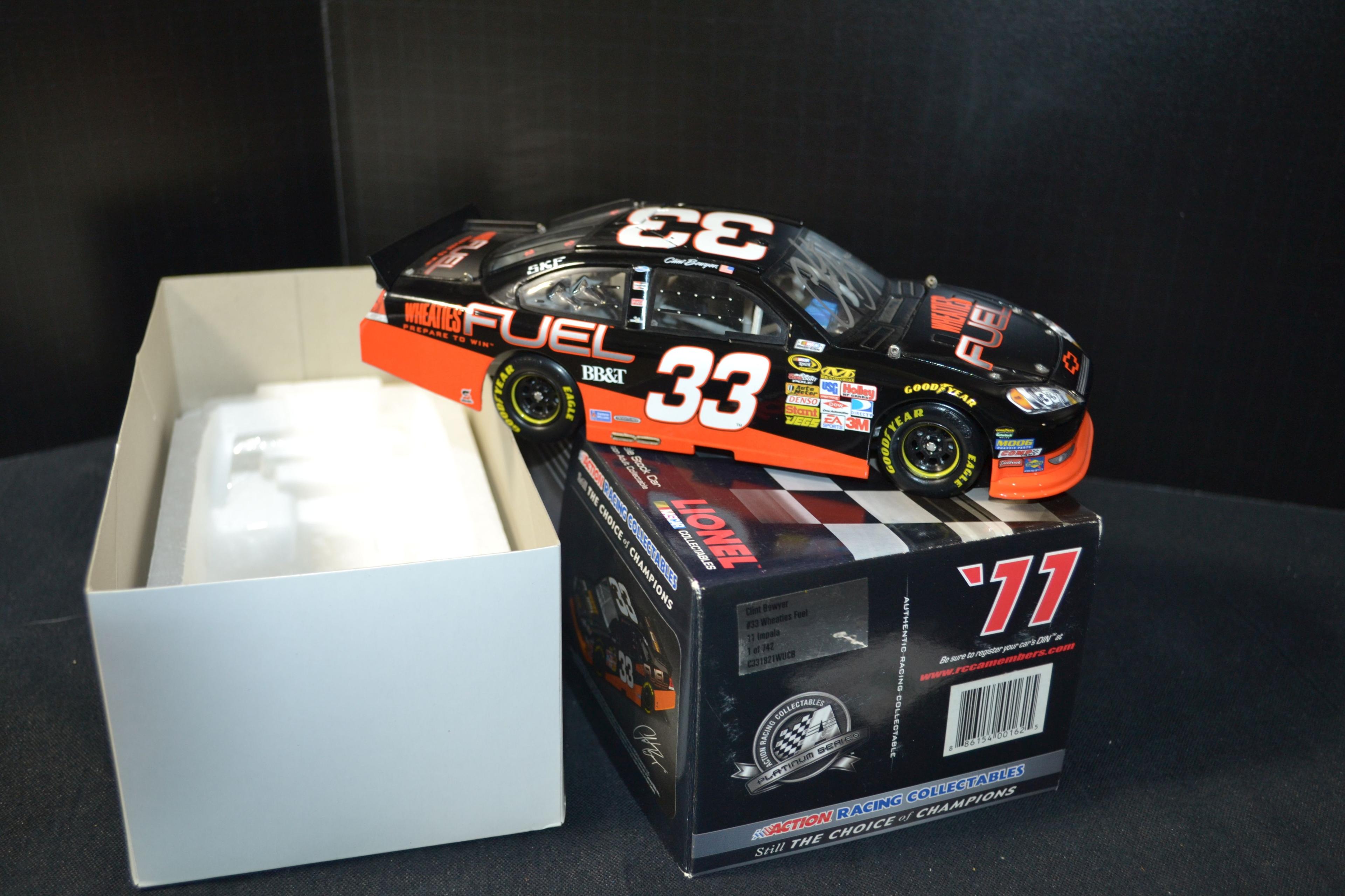 Lionel NASCAR Collectible 2011 Impala No. 33 Signed by Clint Bowyer; NIB