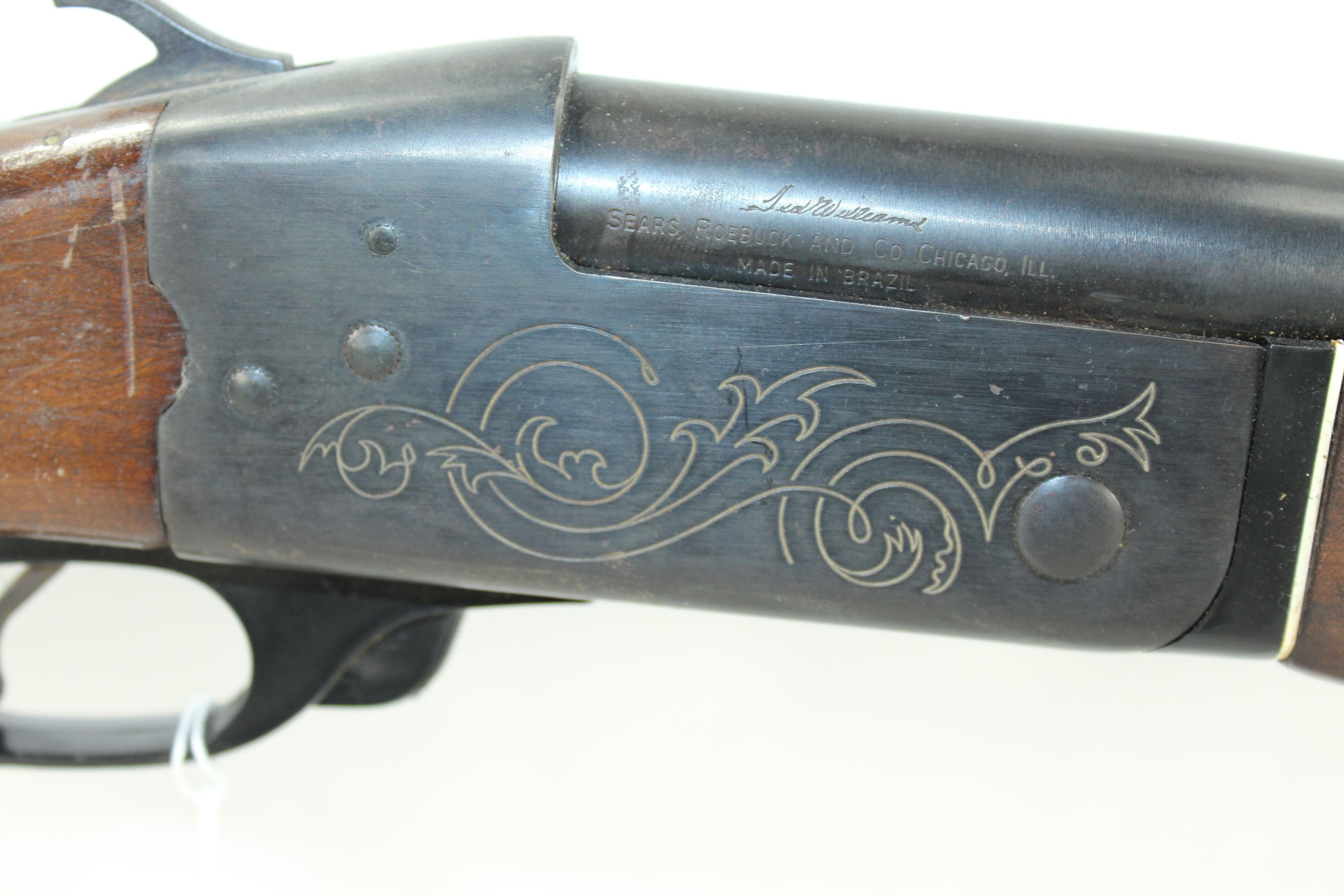 Ted Williams Sears & Roebuck Model 282.510830 20 Ga. 2-3/4" Cham. Single Shot Break-Open Shotgun w/2