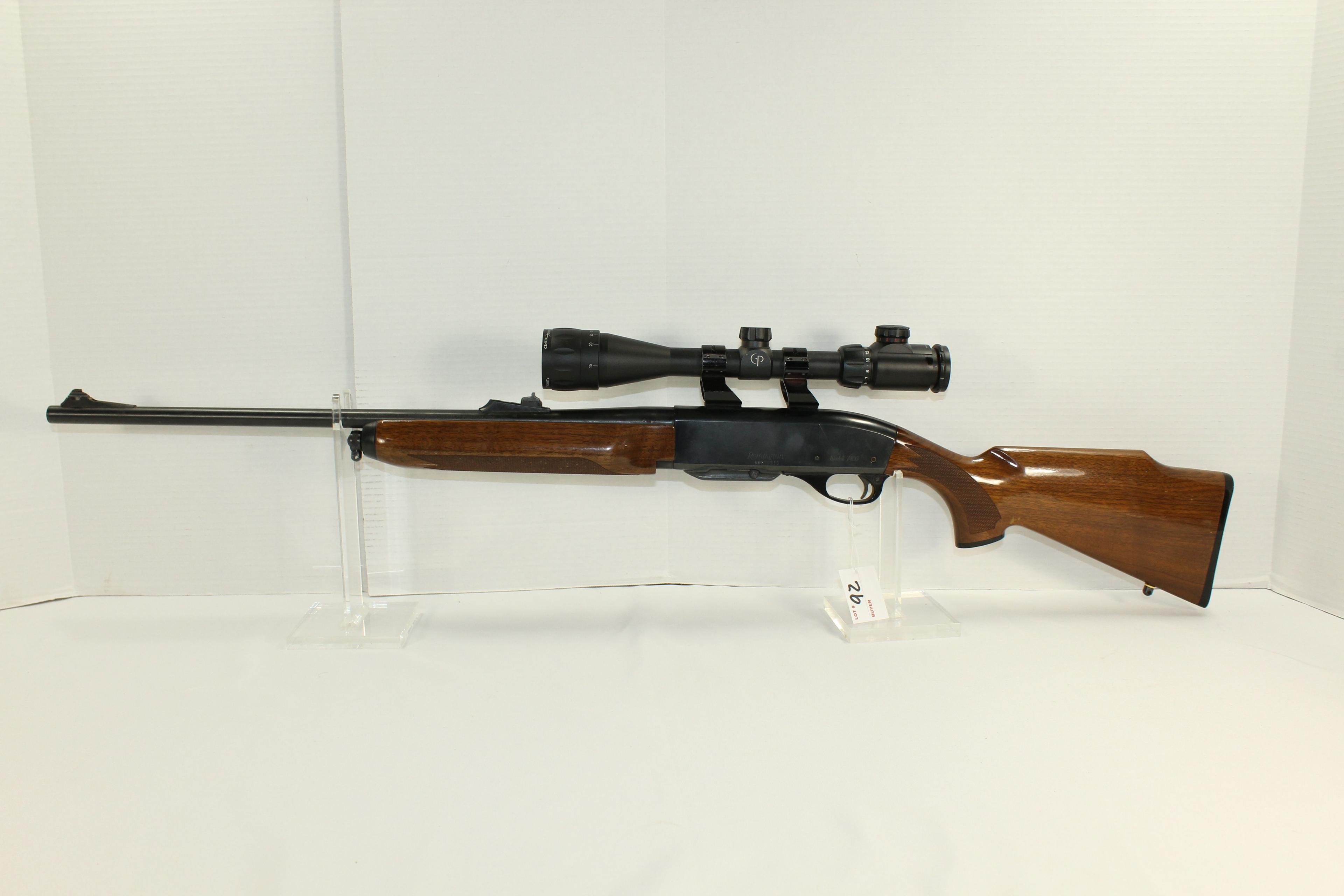 Remington Model 7400 .30-06 Cal. Semi-Auto Magazine-Fed Rifle w/Checkered Walnut Stock, Sights, and