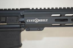 Custombilt Firearms Mfg. Model C-15 Multi-Cal 556-SG Semi-Auto Pistol in Matte Black w/M-Lok Rail Sy