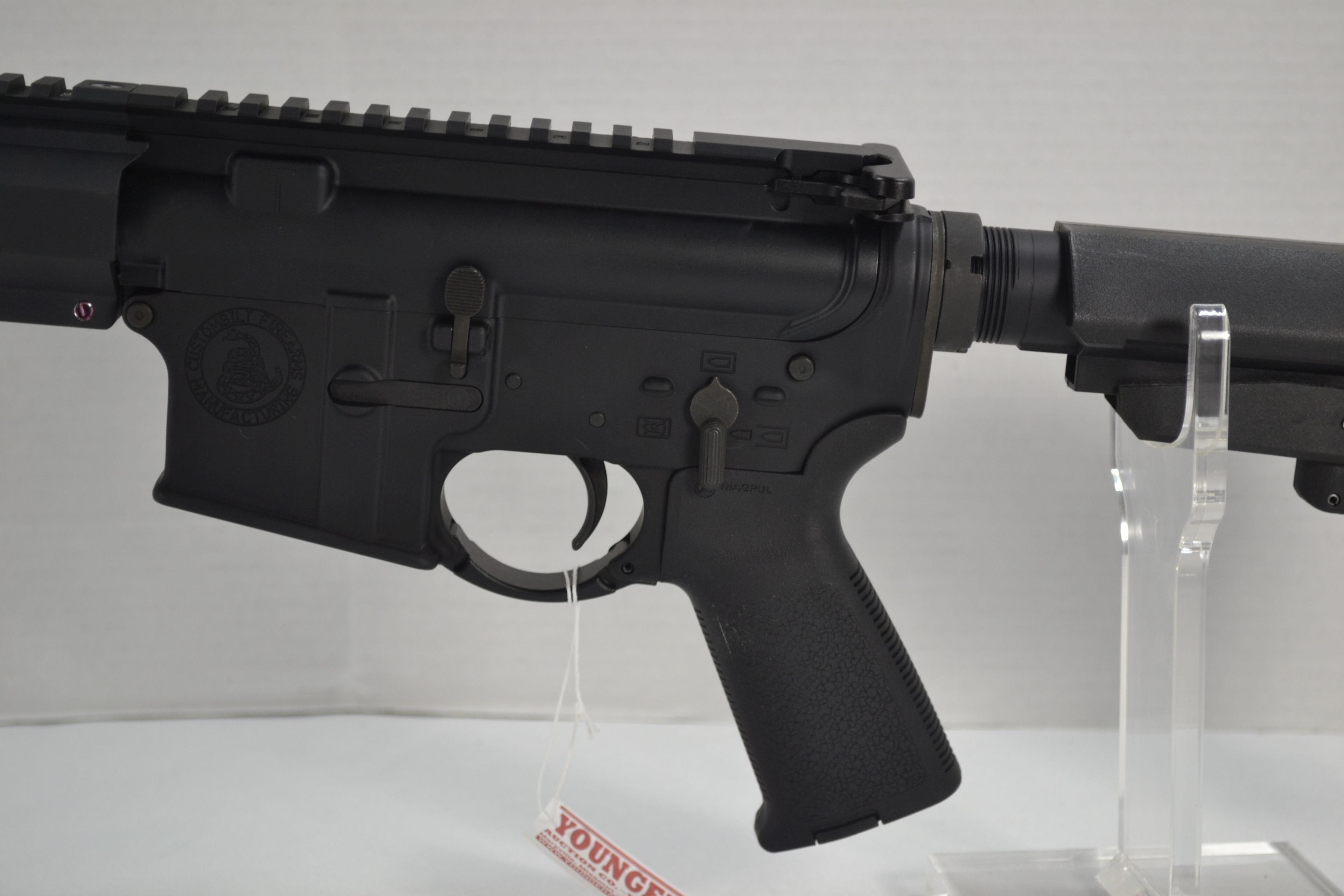 Custombilt Firearms Mfg. Model C-15 Multi-Cal 556-SG Semi-Auto Pistol in Matte Black w/M-Lok Rail Sy